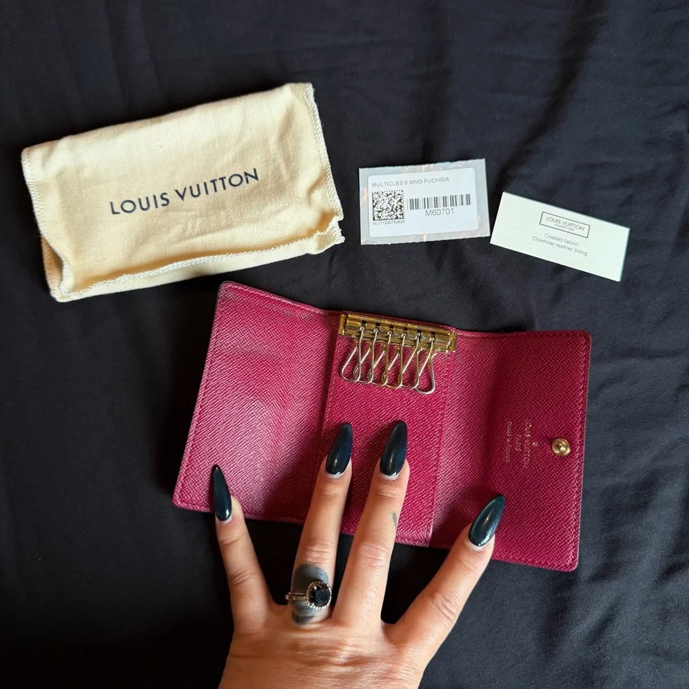 Louis Vuitton Multicles 6 ring monogram fuchsia - Picture 6 of 16